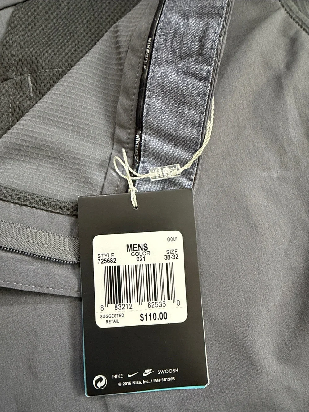 Nike Men’s Dark Gray Golf Performance Chinos